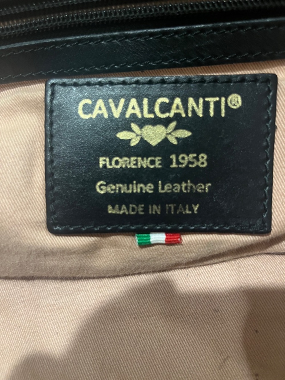 Cavalcanti Structured Leather Leopard Calf Hair Satchel - Picture 11 of 11